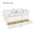 L-Shaped Bed Frame with Drawer and and Bookcase,Corner Bed Wooden Captain Bed with Led Downlight and USB Port for Small Room,Bedroom, Guest Room-1163869268