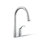 Simplice Pull Down Kitchen Sink Faucet with Three-Function Sprayhead, Two-Hole Installation