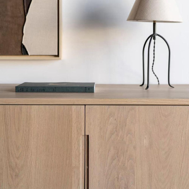 Armoire d'entrée Mid-Century, H 26,8 po x l 82,7 po x P 19,7 po