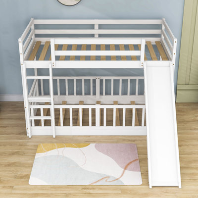 Etrem Kids Twin Over Twin Bunk Bed