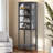 5-Tier Cube Bookshelf Storage Cabinet with 3 Adjustable Shelves-1520605760