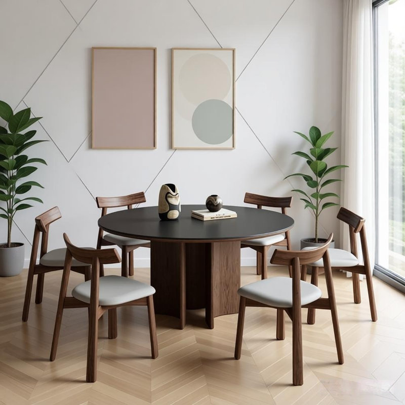 Hokku Designs Simple and Fashionable Round Dining Table | Wayfair