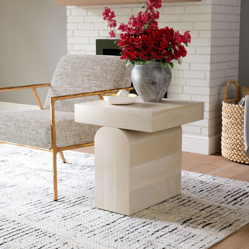 Julienne Solid Wood End Table