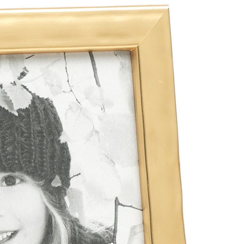 Cadre photo simple en bois, Doré, 4 po x 6 po