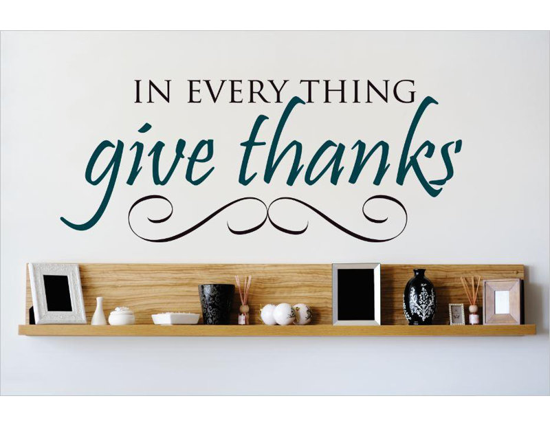 Text & Numbers Wall Decal, Black/Teal, 8" H x 20" W x 0.16" D
