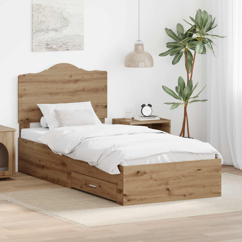 Bed, Artisan Oak, Single (3')