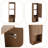  Bellmead 37.38"H Wall-Mounted Bathroom Cabinet-746701129-751203827