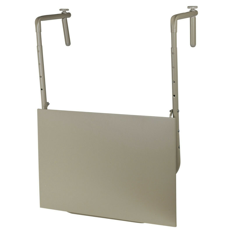 Swinson Square Outdoor Balcony Table - 60 cm W 60 cm D, Taupe