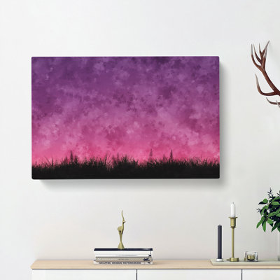 Sunset in Itaici Brazil - Wrapped Canvas