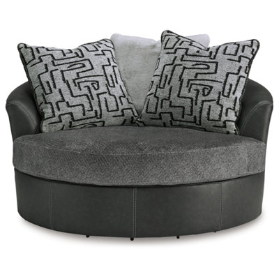 Nilay Oversized Swivel Accent Chair