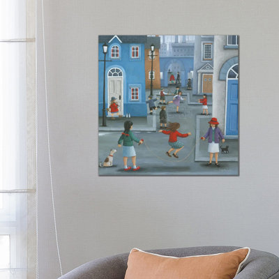 Hopscotch by Peter Adderley - Wrapped Canvas Gallery-Wrapped Canvas Giclée