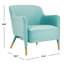 Fauteuil Skye de 72,39 cm de large en velours-1703534046