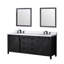 Ensemble de meuble-lavabo double avec robinet l 80 po x P 22 po Marsyas-113387728-113388018