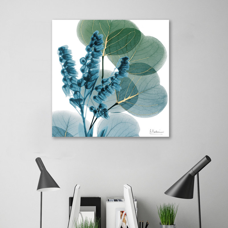 Golden Lilly Of Eucalyptus - Wrapped Canvas Print, 46cm H x 46cm W x 4cm D