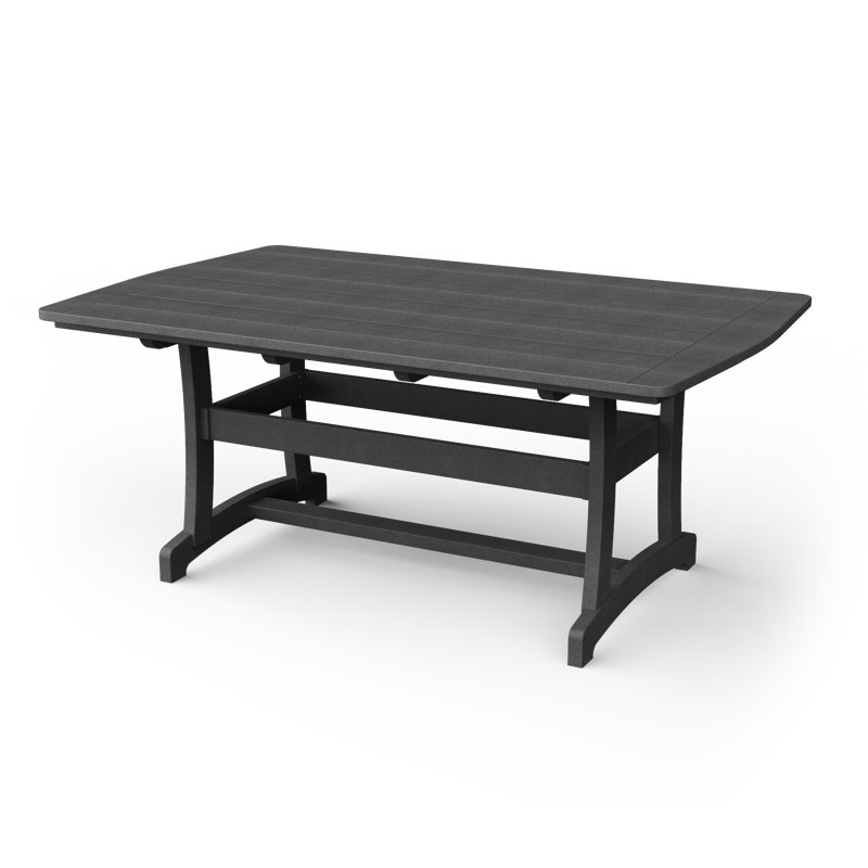 Table de salle à manger Stella, Gris, H 30 po x l 71,5 po x P 45 po