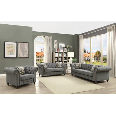 Fauteuil Chesterfield Gracie Mills