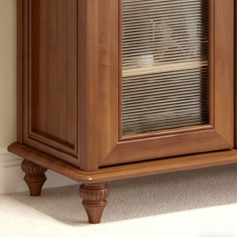 Walnut Solid Wood Shoe Storage Bench