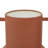 Irina 2 Piece Red Metal Table Vase Set