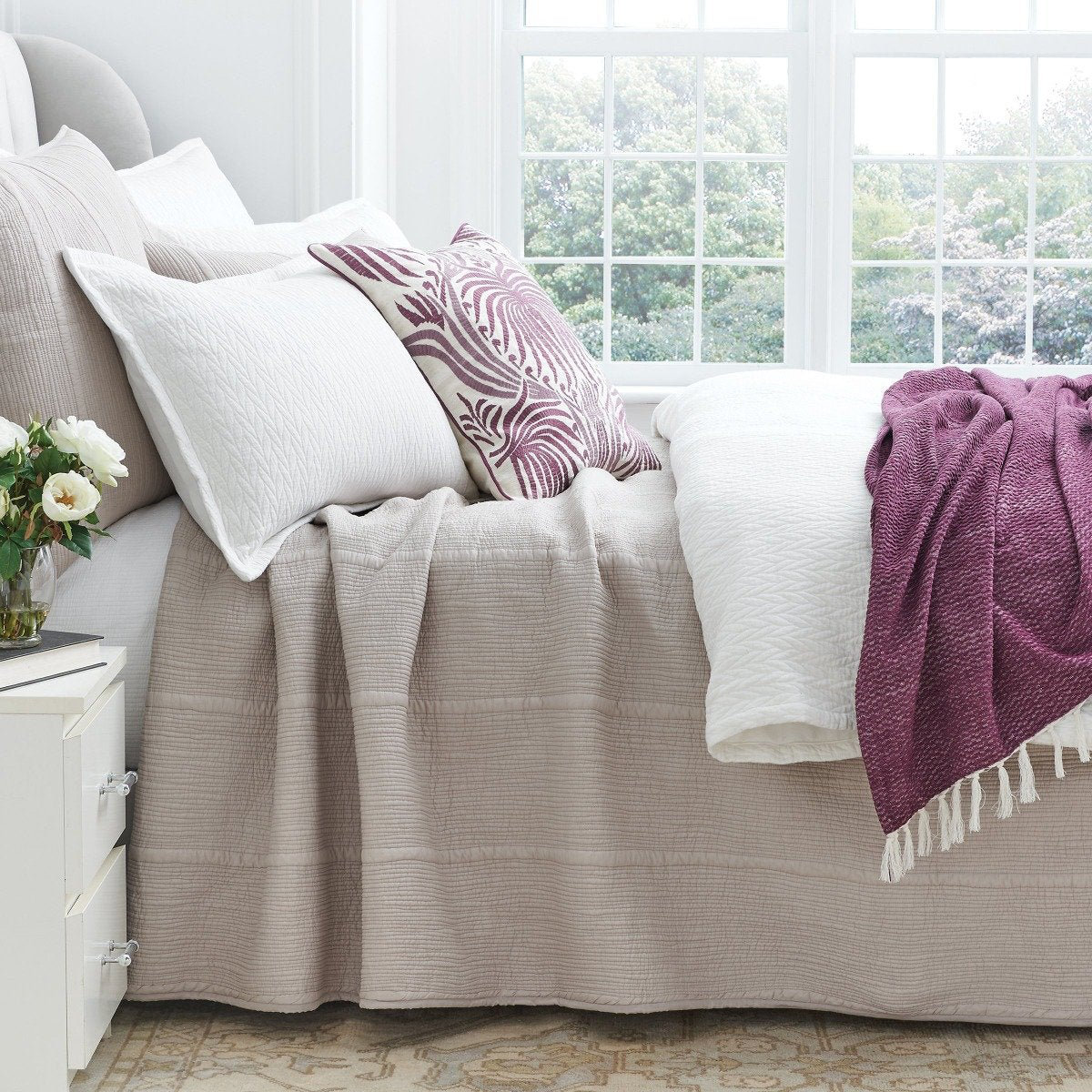 Maxine Cotton Quilt Set, Queen Quilt