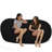 Bean Bag Chair Lounger - Giant 7 Foot Classic Shredded Memory Foam Filled Furniture Bean Bag Chair Lounger with Removable and Machine Washable Cover - Big Bean Bag Sofa Lounger with Soft Micro Fiber Cover - Seven Foot Bean Bag Lounger, Multiple Colors-1740456493