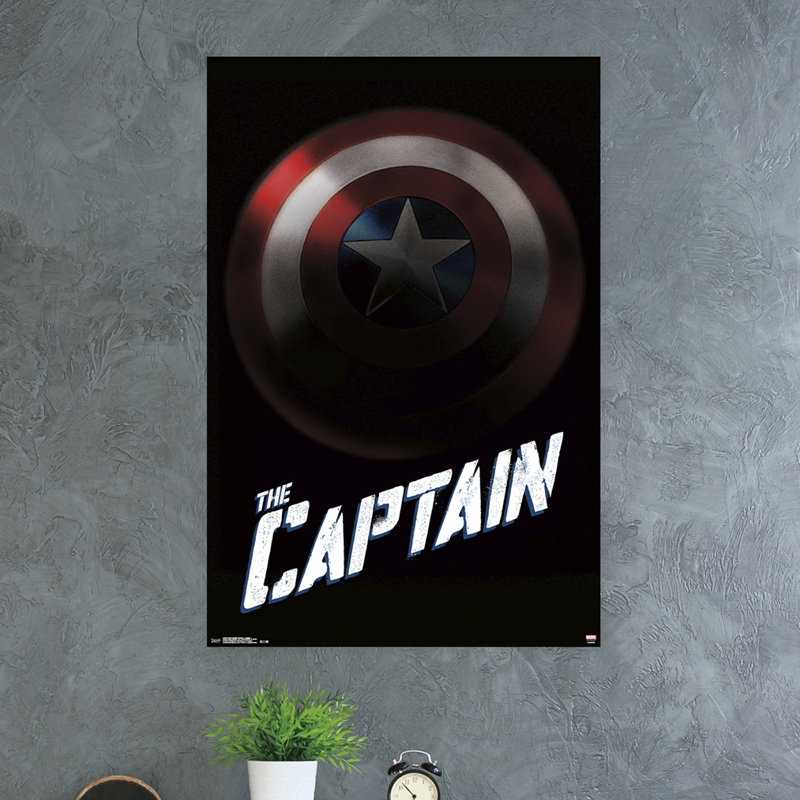 Imprimé sur papier capitaine américain-capitaine