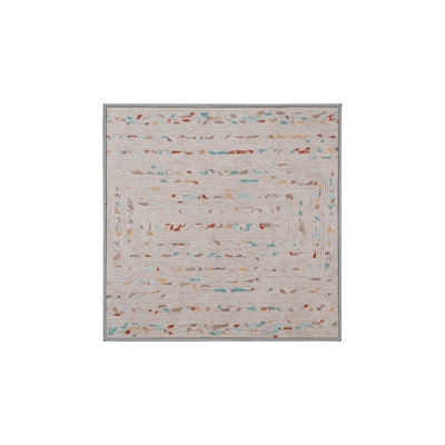 Tapis gris lavable à la machine