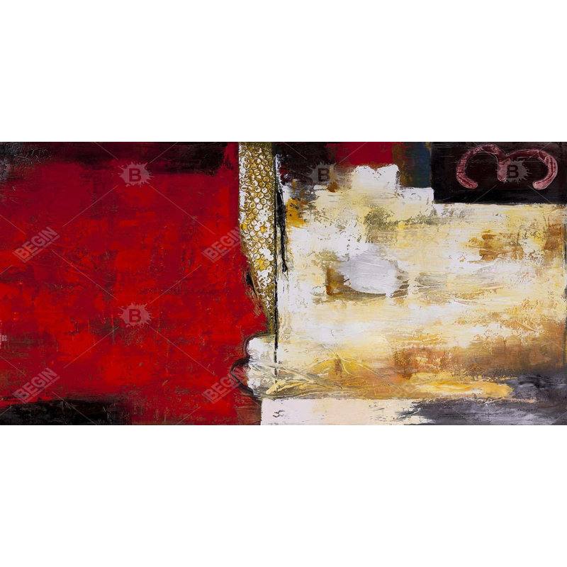 Art industriel abstrait avec chiffres - Toile de salon