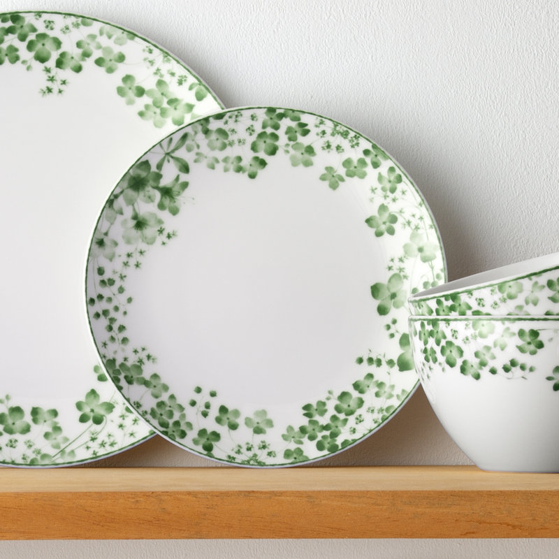 Noritake Bloomington Road Salad Plates, 8-1/4", Green