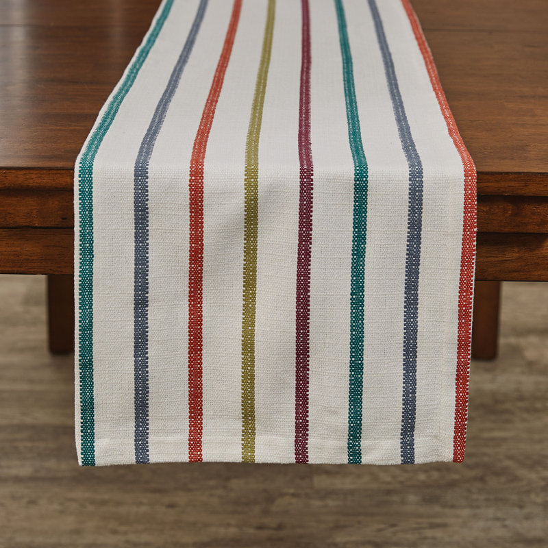 Serish Rectangular Striped Table Runner