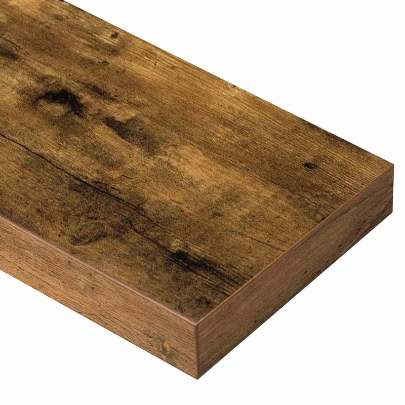 Ensemble de 2 tablettes de salle de bain pour tablettes murales flottantes pour salle de bain