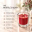 Bougies votives rouges, paquet de 25, durée de combustion de 10 heures, sans parfum-858400199