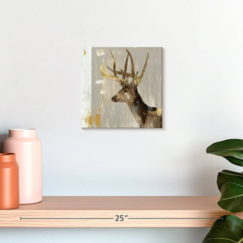 Brampt cerf I, H 10 po x l 10 po