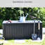 Boîte de rangement verrouillable en polypropylène (PP) 120 gallons Modern Depo-96965769