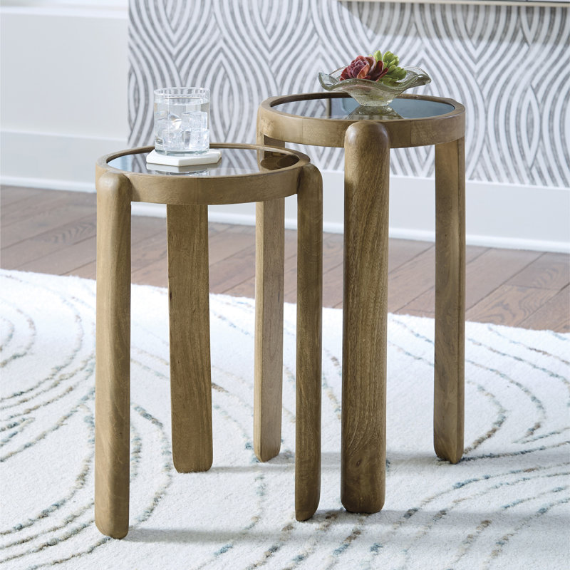 Ensemble de 2 tables d'appoint Jossor