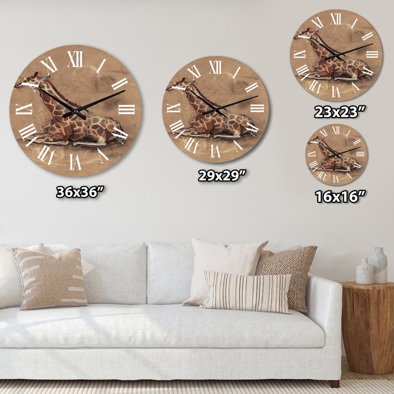 Horloge murale VIntage, Surdimensionné