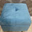 Bourquin 33Cm Velvet Square Footstool-1052378194