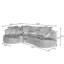 Canapé modulaire surdimensionné en forme de L de Boneless-661437730