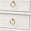 Carmona White 2-Drawer Tray Top Nightstand