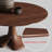 Light luxury modern round dining table-1969351631