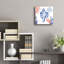  «Coastal Jewels 2» par Farida Zaman, art mural en verre acrylique, 12 po x 12 po