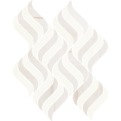 Daltile Eclessia marbre pierre naturelle mosaïque polie (10 PCS par carton) (11,40 pieds carrés par carton)