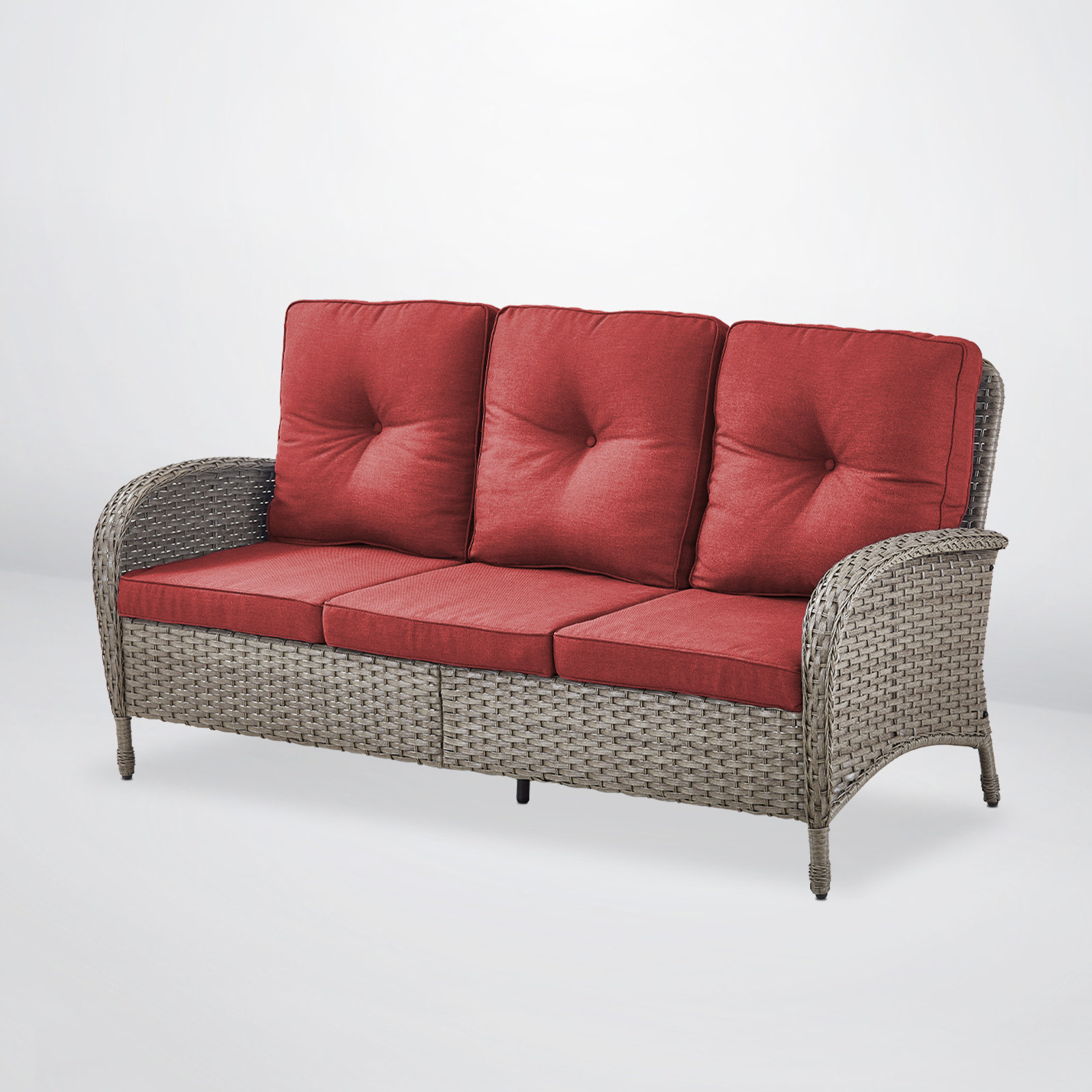 Red Barrel Studio® Gaetanino 72'' Wide Outdoor Patio Sofa with Cushions ...