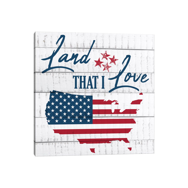 Land That I Love II by Kimberly Allen - Wrapped Canvas Gallery-Wrapped Canvas Giclée, 30.48 cm H x 30.48 cm W