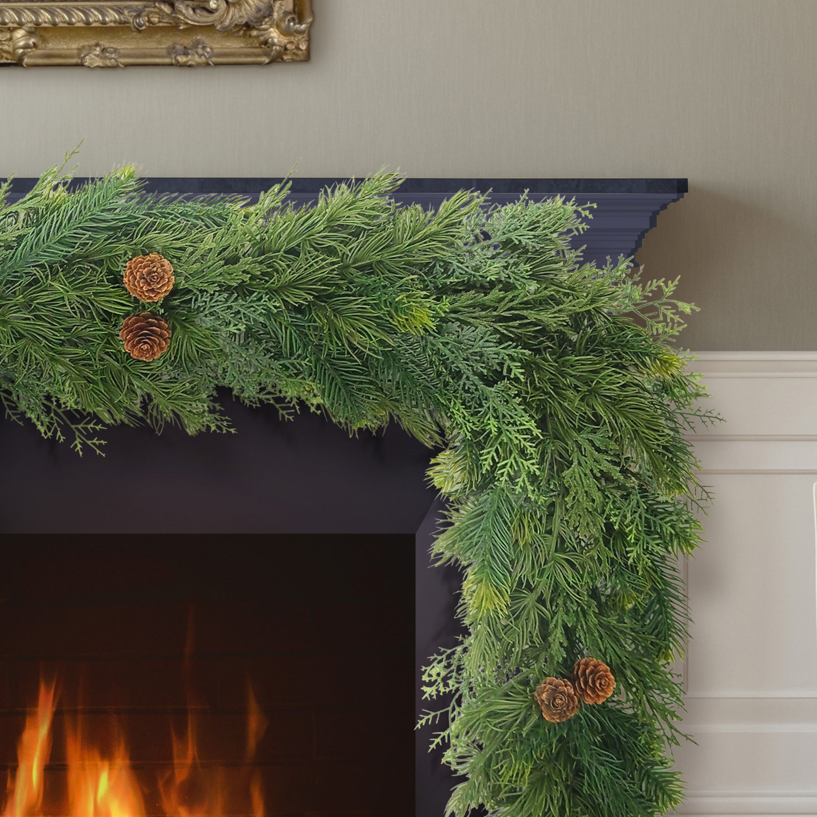 Artificial PE Christmas Garland