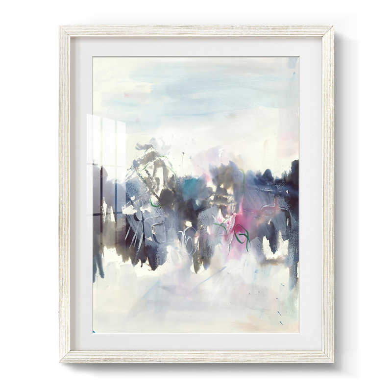 Oiseaux II - impression encadrée, H 19,5 po x l 16,5 po, Blanc