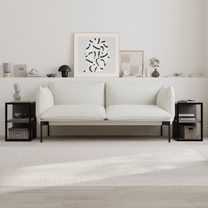 Sebi Side Table Set, Retro Grey