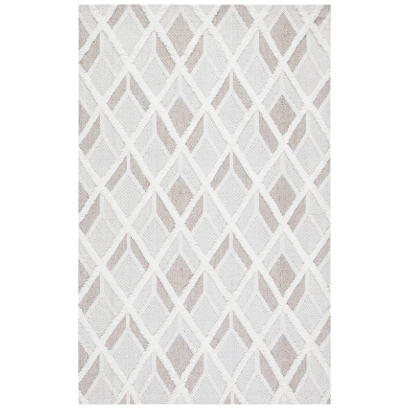 Tapis géométrique tissé à la main Chanelle, Rectangle 3 pi x 5 pi
