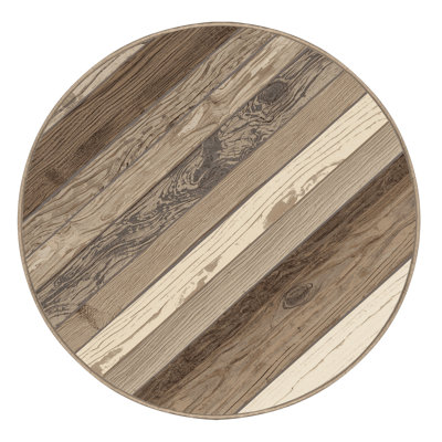 Tapis gris moelleux doux en bois rustique Cripsey
