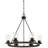 6 - Light Dimmable Wagon Wheel Chandelier-1599283249
