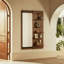 Miroir moderne complet avec tablettes ouvertes